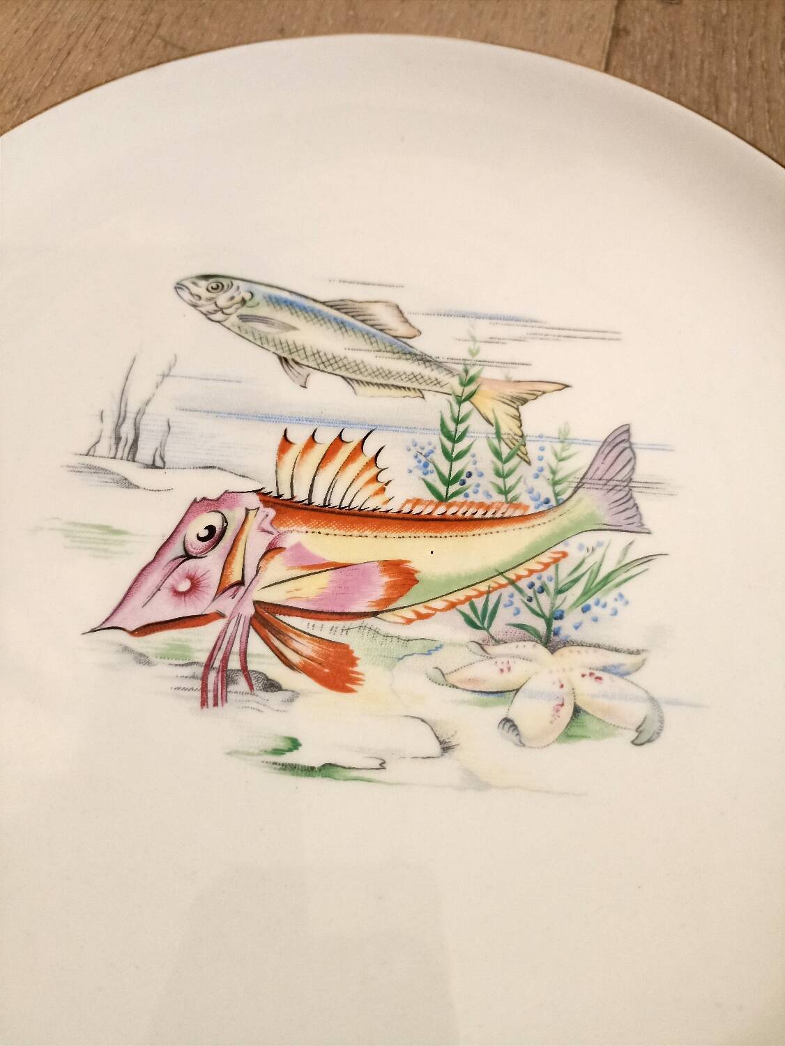 Gien La Canebière plates