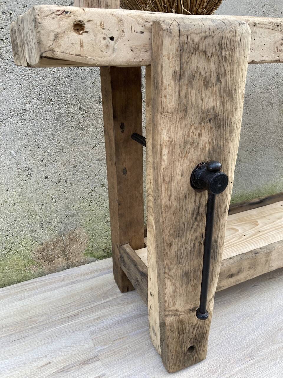 Old small carpenter's workbench