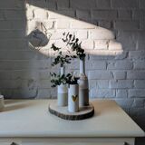 Linen wood sideboard