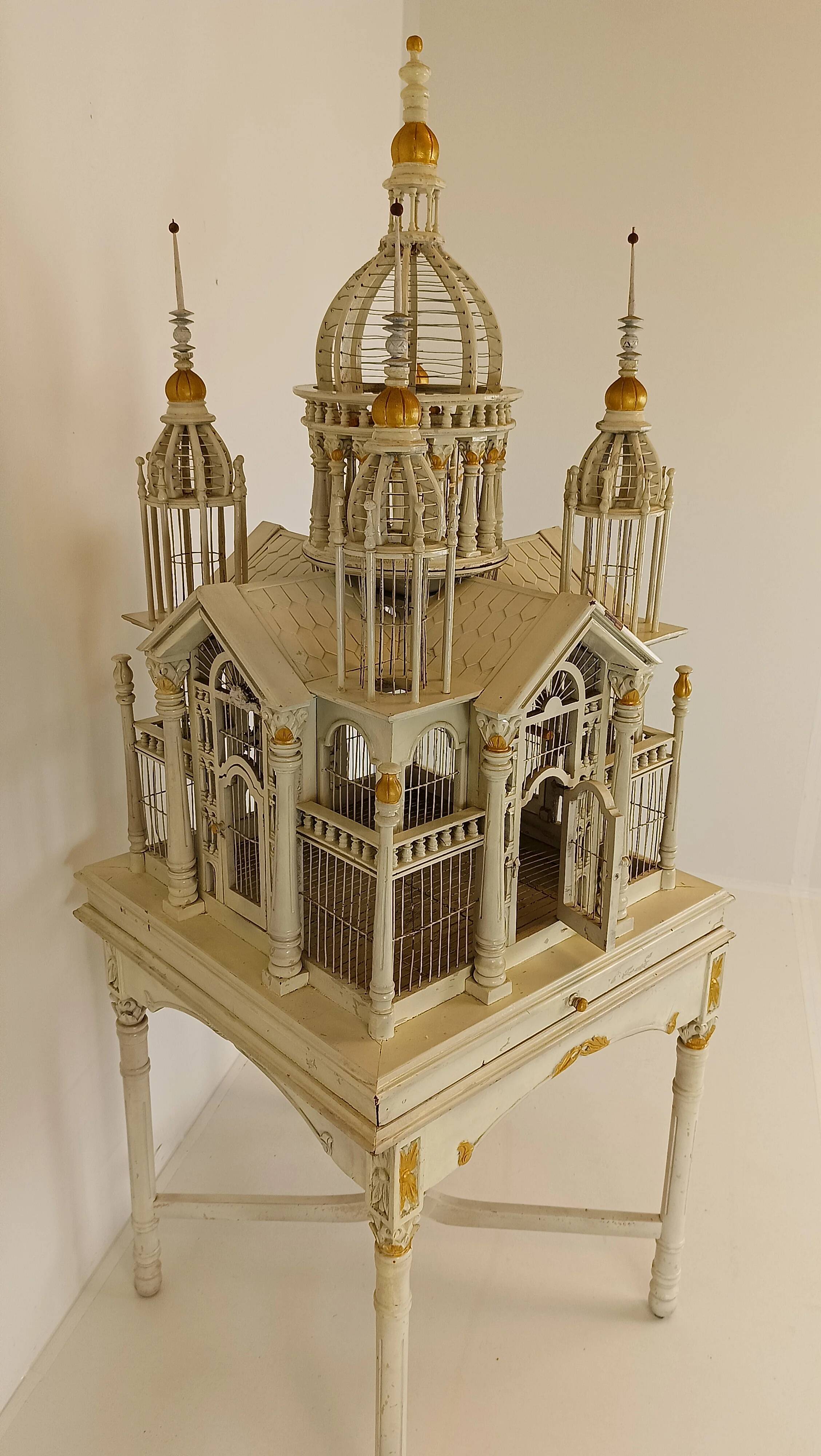 French Victorian midcentury birdcage
