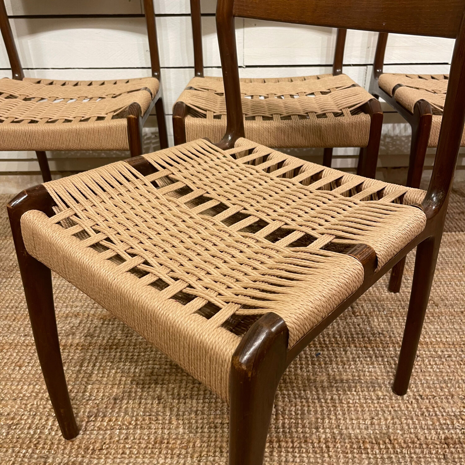 Series of 4 chairs Havana 1960