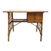 Rattan desk