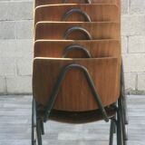 Set of 6 chairs Kho Liang 60s