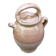 Old goat gargoulette in beige and yellow glazed earth XIXth century
