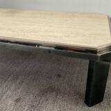 Travertine coffee table in the 70s