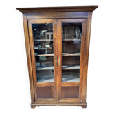 Antique walnut library - 19th century