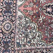 Old Persian carpet end Sarogh handmade 102 X 142 CM