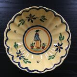 Signed Breton decor bowl