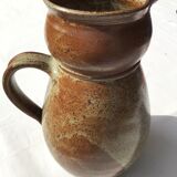 Handmade speckled stoneware pitcher 1.5 liters