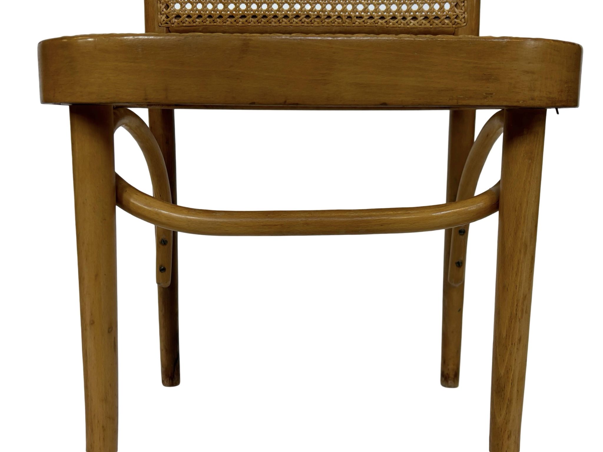 Ensemble de 4 chaises vintage Prague ou 811, FMG Pologne, Thonet Josef Hoffmann Design