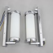 Set of Two Bauhaus Wall Lamps, Czechoslovakia, 1930s