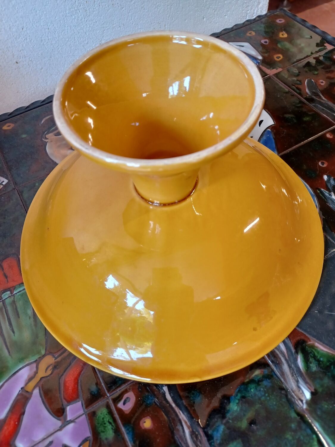 Ceramic compote bowl