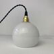 Lot 3 old suspensions in vintage opaline 12 cm