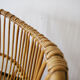 Fauteuil en rotin vintage