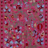 Hand-knotted rug, vintage Turkish rug 105x184 cm