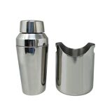 1970s Gorgeous Cocktail Shaker With Ice Bucket by Motta. Made in Italy