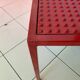 Metal stool from the 80s Italy
