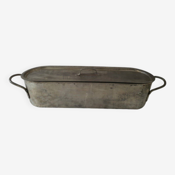 Fish dish poissonniere in steel 50 cm made in france