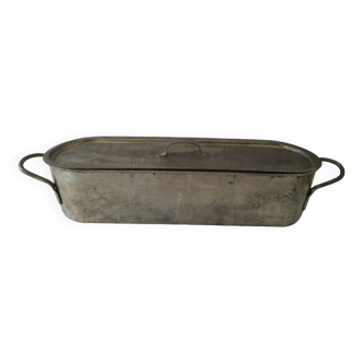 Fish dish poissonniere in steel 50 cm made in france
