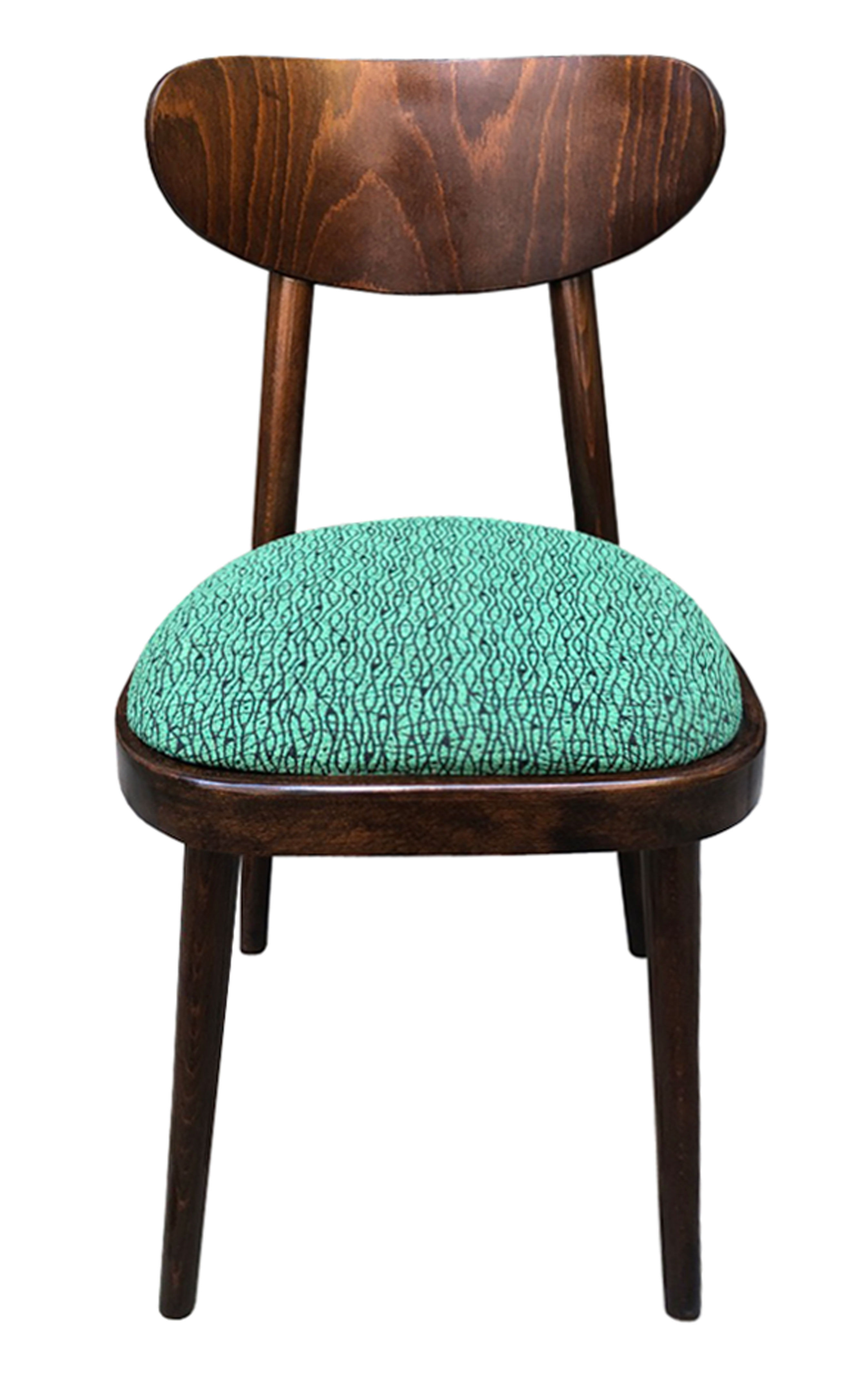 Set of Four 1960's Mid Century Dining Chair by TON