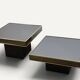 Modular coffee tables edition Cidue, by Willy Rizzo from the 1970s.