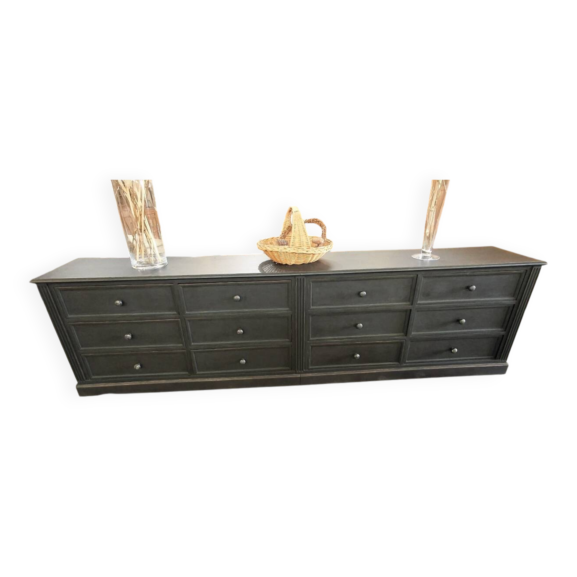 Craft cabinet with drawers