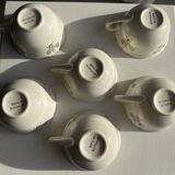 Lot de 6 tasses à café à motifs d'oiseaux anciennes