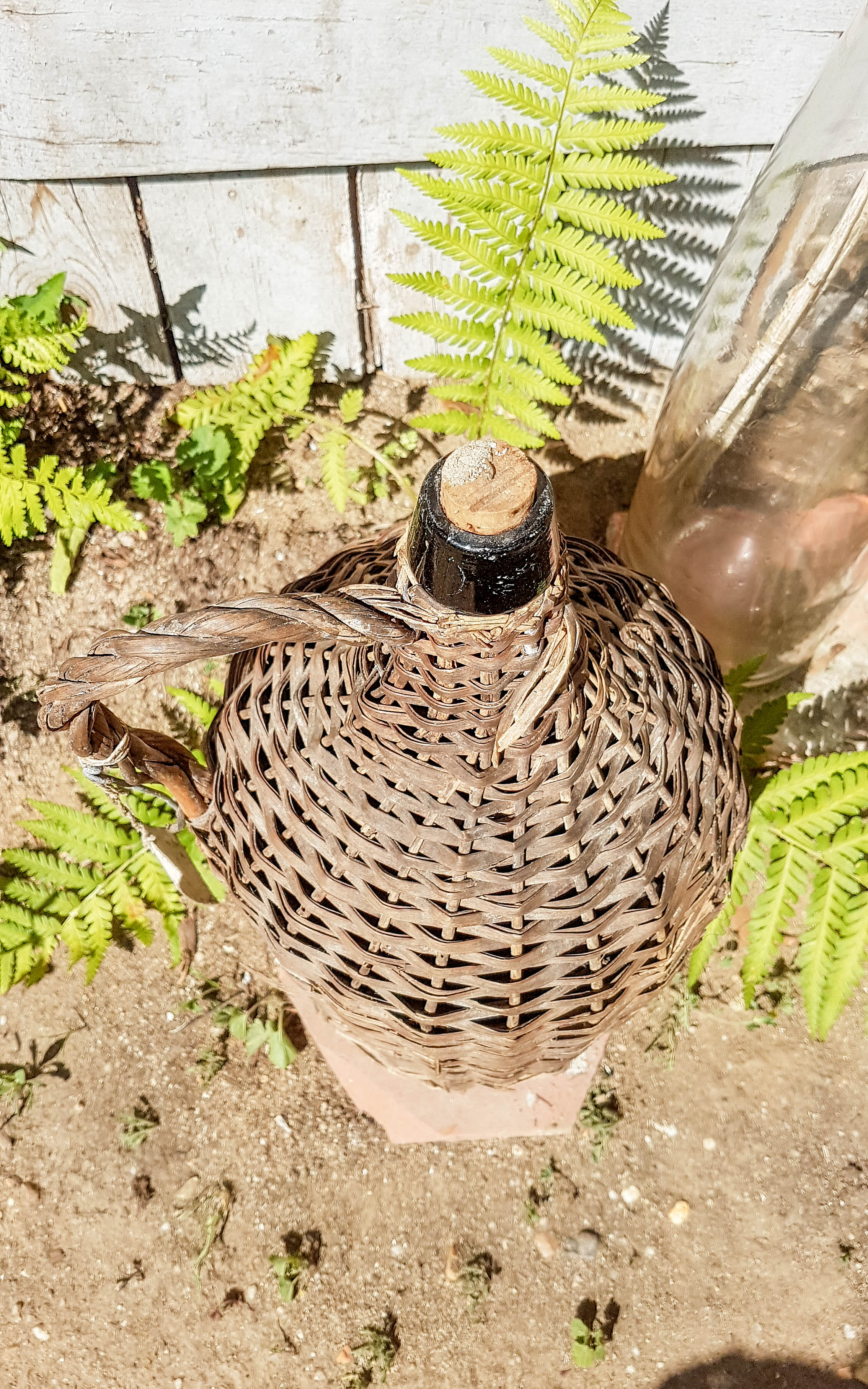 Vintage demijohn