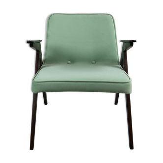 Fauteuil lapin vert clair par Józef Chierowski années 1970