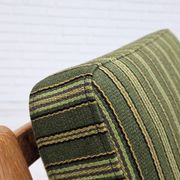 1970s, Danish design, oak wood armchair in furniture wool, original condition.