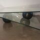 Roche Bobois glass coffee table
