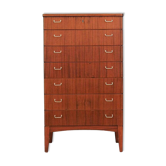 Mahogany chest of drawers, Scandinavian design, 1970s, production: Denmark
