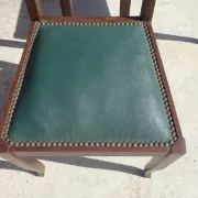 Chaises Art Déco restaurées, lot de 6