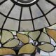 Vintage mother-of-pearl and glass ceiling pendant lampshade