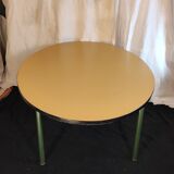 Yellow formica coffee table 1970