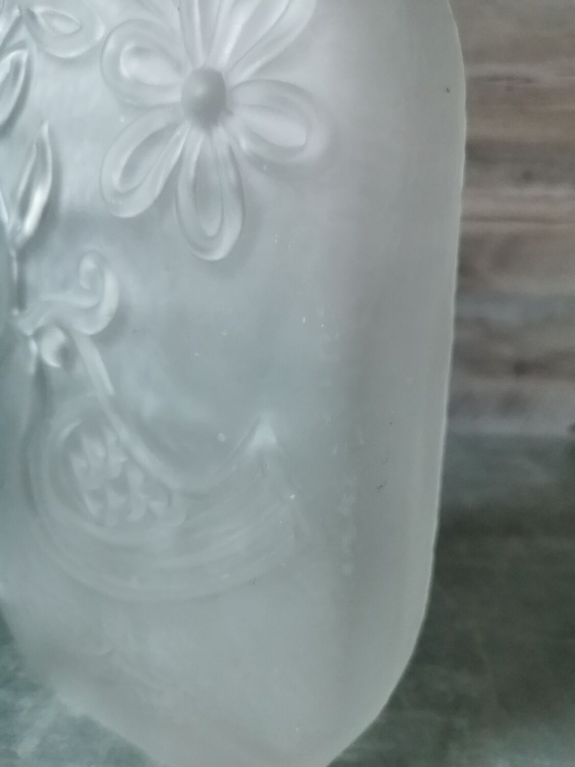 Pressed glass bottle Wayne Husted Stelvia