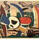 Fernand LEGER, Flowers and Butterflies, 1945. Original lithograph Mourlot.