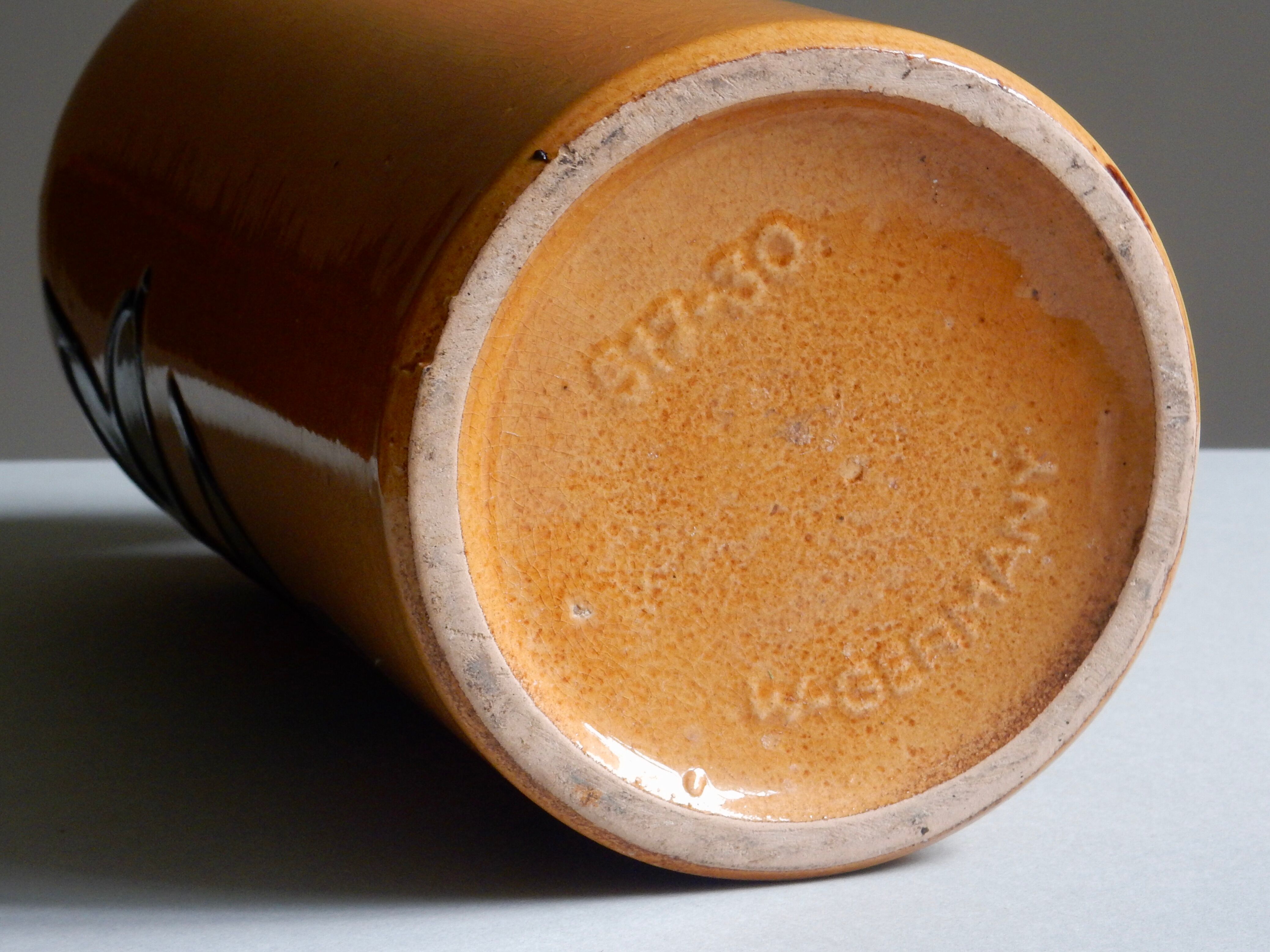 Xl 30 cm / 11,81 in scheurich german ceramic vase of the 60s