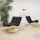 Vintage Dutch design swivel chairs Geoffrey Harcourt Artifort F978