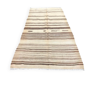 Oushak Vintage Neutral Wool Rug