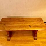 Solid oak coffee table