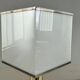 Italian metal table lamp with perspex lampshade, 1970s