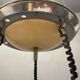 Mid-century lime green opaline glass light pendant