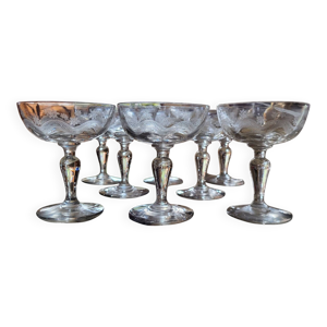 8 coupes à champagne