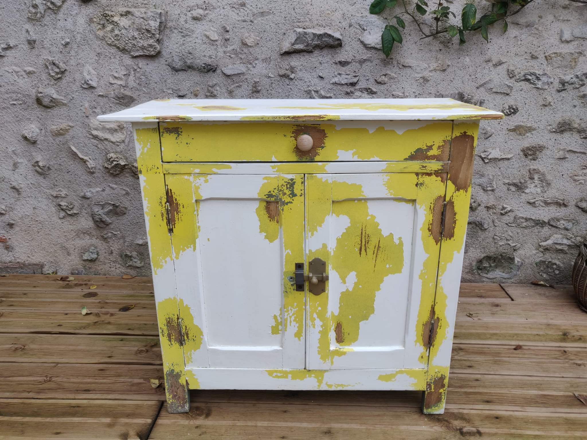 Old patinated Parisian buffet