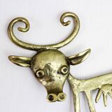 Bronze wall key ring by Walter Bosse