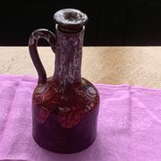 Carafe flacon en céramique émaillée vallauris vintage 1960