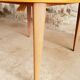 Table ronde scandinave extensible