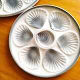 Set of 6 oyster plates and dish
