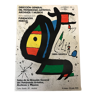 Affiche en lithographie de Joan Miro, Obra grafica, Madrid, 1978